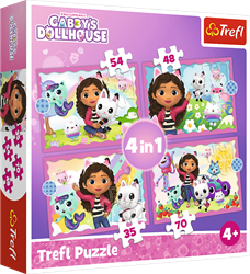 Trefl 4in1M - Gabby's adventures / Universal Gabby's Dollhou