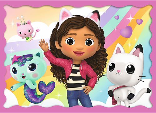 Trefl 4in1M - Gabby's adventures / Universal Gabby's Dollhou-3