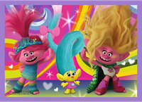 Trefl 4in1 - Adventures of colorful Trolls / Universal Trolls 3 (2023)-3