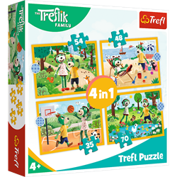 Trefl 4in1 - Trefliks on vacation / KAZSTUDIO SA The Treflik Family