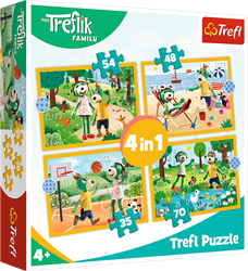 Trefl 4in1 - Trefliks on vacation / KAZSTUDIO SA The Treflik Family