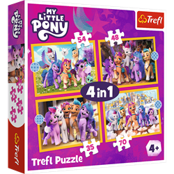 Trefl 4in1 - Meet the Ponies / Hasbro, My Little Pony