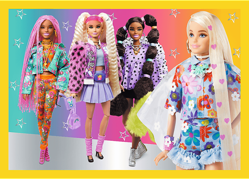 Trefl 4in1 - Happy world of Barbie / Mattel, Barbie-2