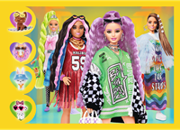 Trefl 4in1 - Happy world of Barbie / Mattel, Barbie-3