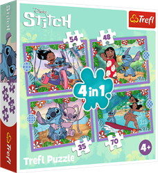Trefl 4in1 - Lilo&Stitch's crazy day / Disney Lilo&Stitch