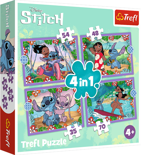 Trefl 4in1 - Lilo&Stitch's crazy day / Disney Lilo&Stitch