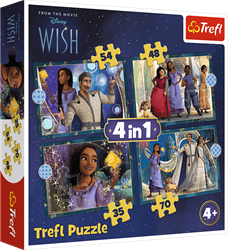Trefl 4in1 - Dreams come true / Disney Wish