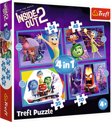 Trefl 4in1 - Emotions rule / Disney Inside Out 2