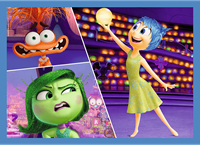 Trefl 4in1 - Emotions rule / Disney Inside Out 2-3