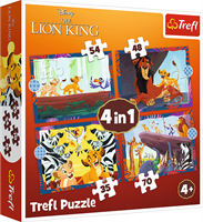 Trefl 4in1 - Brave Lion King / Disney Lion King