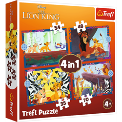Trefl 4in1 - Brave Lion King / Disney Lion King