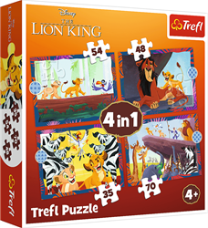 Trefl 4in1 - Brave Lion King / Disney Lion King