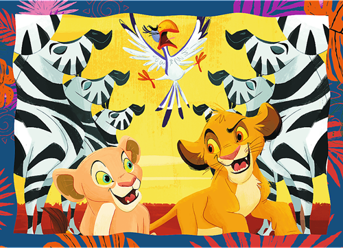 Trefl 4in1 - Brave Lion King / Disney Lion King-3