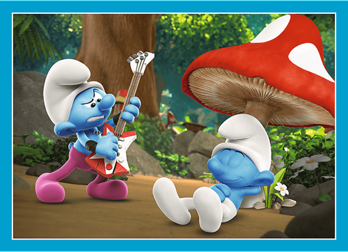 Trefl 4in1 - Smurf Village / The Smurfs-2