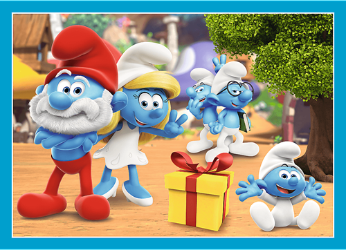 Trefl 4in1 - Smurf Village / The Smurfs-3