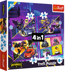 Trefl 4in1 - Meet Batwheels / Warner Batwheels
