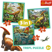 Trefl 3in1 - The extraordinary world of dinosaur-2
