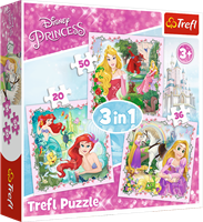 Trefl 3in1 - Princess / Disney Princess