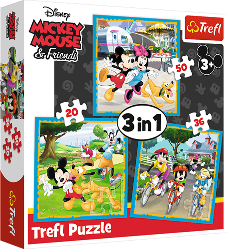 Trefl 3in1 - Mickey Mouse with friends / Disney Standard Characters