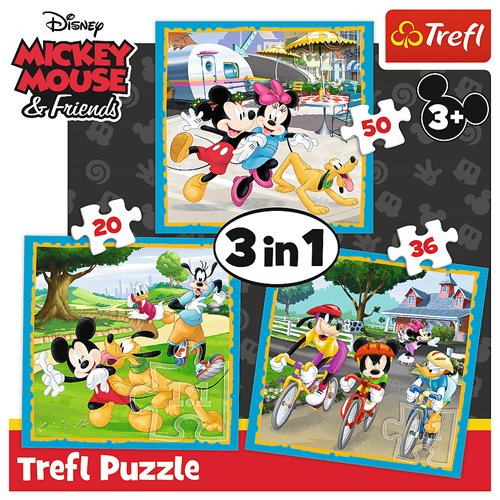 Trefl 3in1 - Mickey Mouse with friends / Disney Standard Characters-3