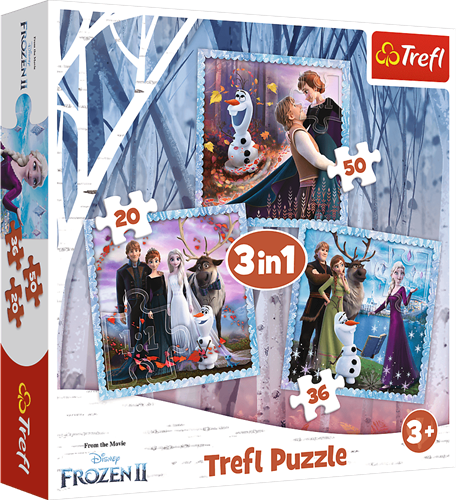 Trefl 3in1 - The magical story / Disney Frozen 2