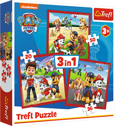 Trefl 3in1 - Happy dogs Paw Patrol / Viacom PAW Patrol