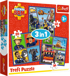 Trefl 3in1 - Fireman Sam' day / Prism A&D Fireman Sam