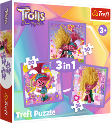 Trefl 3in1 - Meet the happy Trolls / Universal Trolls 3 (2023)