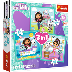 Trefl 3in1 - Gabby's Dollhouse / Universal Gabby's Dollhouse
