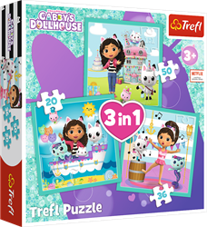 Trefl 3in1 - Gabby's Dollhouse / Universal Gabby's Dollhouse