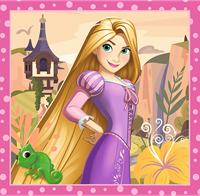 Trefl 3in1 - Beautiful Flowers / Disney Princess-3