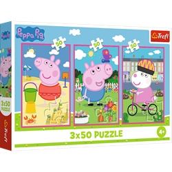 Trefl 3x50 - The power of friendship / Peppa Pig_FSC Mix 70%
