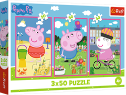 Trefl 3x50 - The power of friendship / Peppa Pig_FSC Mix 70%