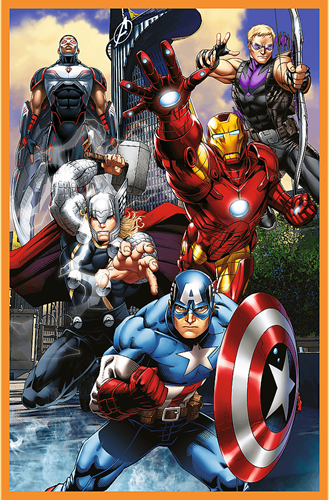 Trefl 3x80 - Days full of action / Disney Marvel The Avengers_FSC Mix 70%-3