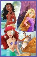 Trefl 3x80 - Princesses friends / Disney Princess_FSC Mix 70%-2