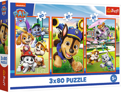 Trefl 3x80 - A dog's gang / Viacom PAW Patrol_FSC Mix 70%