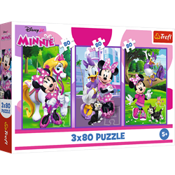 Trefl 3x80 - Minnie and friends / Disney Minnie_FSC Mix 70%