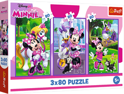 Trefl 3x80 - Minnie and friends / Disney Minnie_FSC Mix 70%