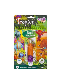 Qwi Toy 3 in 1 Playbook Tropics
