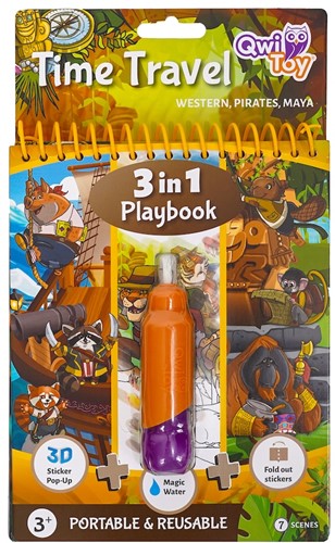 Qwi Toy 3 in 1 Playbook Time Travel