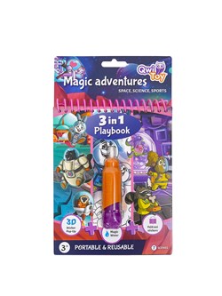 Qwi Toy 3 in 1 PlaybookMagic Adventures
