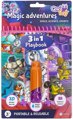 Qwi Toy 3 in 1 PlaybookMagic Adventures