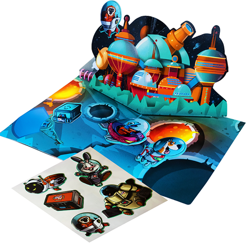 Qwi Toy 3 in 1 PlaybookMagic Adventures-3