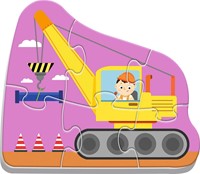 Trefl 4in1 (3, 4, 5, 6) Baby Classic - Construction Site-3