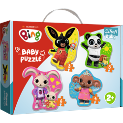 Trefl 4in1 (3, 4, 5, 6) Baby Classic - Bing and friends / Acamar Films Bing