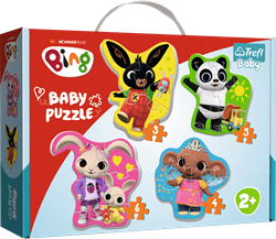 Trefl 4in1 (3, 4, 5, 6) Baby Classic - Bing and friends / Acamar Films Bing
