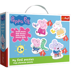 Trefl 4in1 (3, 4, 5, 6) Baby Classic - Lovely Peppa Pig / HASBRO Peppa Pig