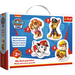 Trefl 4in1 (3, 4, 5, 6) Baby Classic - Skye, Marshall, Chase and Rubble / Viacom PAW Patrol