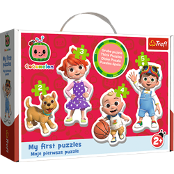 Trefl 4in1 (2, 3, 4, 5) Baby Classic - Cocomelon / Moonbug Cocomelon