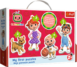 Trefl 4in1 (2, 3, 4, 5) Baby Classic - Cocomelon / Moonbug Cocomelon